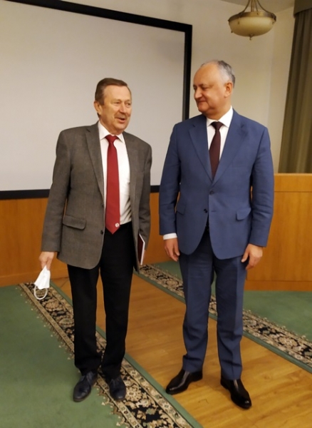 Экс-президент Молдавии Игорь Додон стал гостем фонда &laquo;Русский мир&raquo;