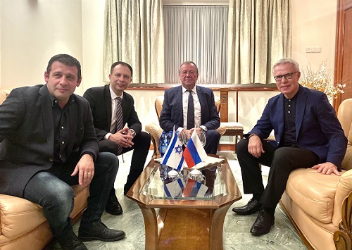 Российские дипломаты и соотечественники в Израиле встретились с Вячеславом Фетисовым