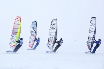 Виндсёрфинг на Финском заливе зимой, как кататься, какое снаряжение необходимо