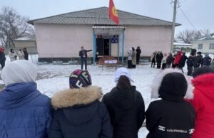 Акция «Блокадный хлеб» прошла в школе села Жаны-Жер Чуйской области Киргизии