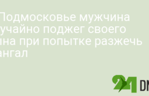 В Подмосковье мужчина случайно поджег своего сына при попытке разжечь мангал