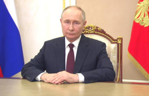 Мурал с изображением Владимира Путина появился в Банги