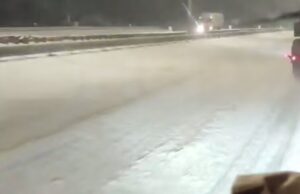 На трассах в Подмосковье уже начался «снежный армагеддон»