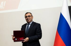 Журналист из Азербайджана Шакир Хабиль оглу Агаев награждён медалью Пушкина