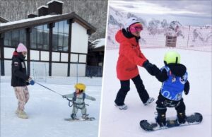 Как научить ребёнка кататься на сноуборде: когда начать, правила, инструктор, тренировки