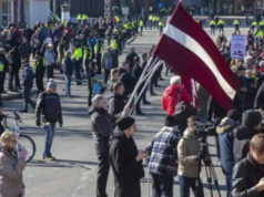 В центре Риги вновь состоялось шествие бывших легионеров «Ваффен-СС»