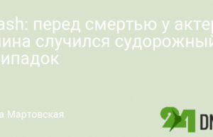 Mash: перед смертью у актера Янина случился судорожный припадок