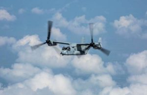 В Японии разбился конвертоплан Osprey ВВС США