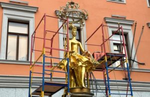 Дважды сломанную скульптуру принцессы Турандот восстановили за три месяца