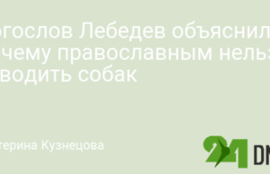 Богослов Лебедев объяснил, почему православным нельзя заводить собак