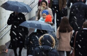 Апрельский снегопад и заморозки идут на Москву