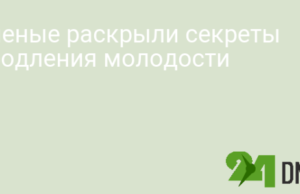 Ученые раскрыли секреты продления молодости