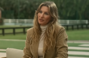 Жизель Бюндхен в жакете на голое тело приняла участие в фотосессии для Balmain