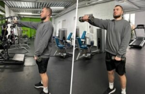 Подъем гантелей перед собой: какие мышцы работают, техника выполнения