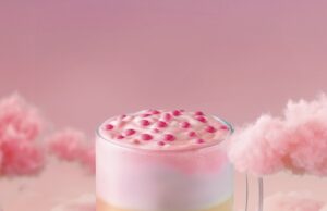 Клубничное Облако Латте и конкурс к 14 февраля в Stars Coffee