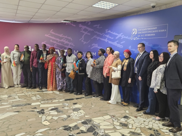 Татьяна Шлычкова встретилась с африканскими русистами в Институте Пушкина