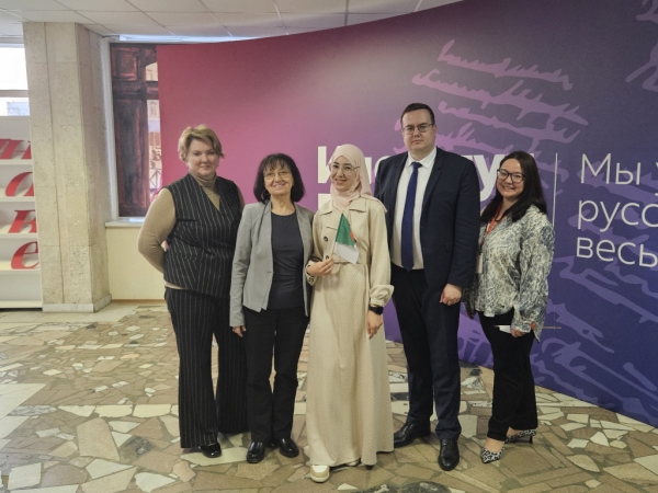 Татьяна Шлычкова встретилась с африканскими русистами в Институте Пушкина