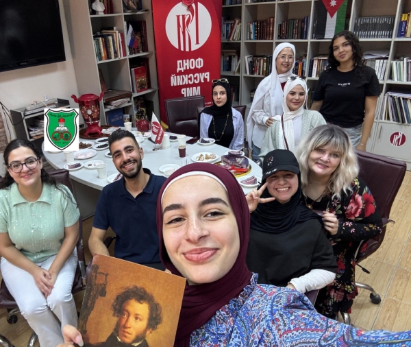 В Иорданском университете прошла встреча со студентами в день рождения Пушкина