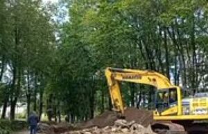 В эстонском городе Кохтла-Ярве раскопали братское захоронение советских солдат