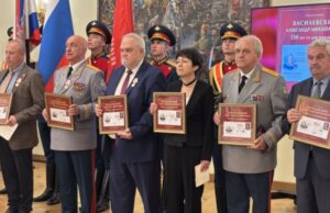 Сергей Жиганов принял участие в гашение почтовой марки в честь Маршала Советского Союза А. М. Василевского