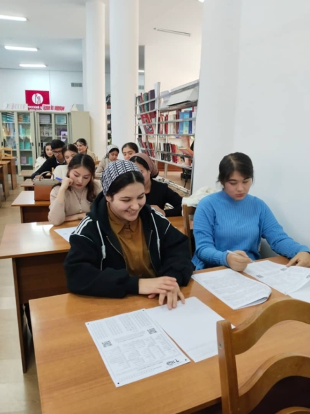 Географический диктант написали студенты в Душанбе