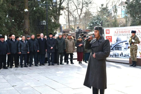 В Оше почтили память жертв блокады Ленинграда