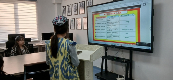 Ко Дню родного языка в Намангане и Калуге прошла онлайн-встреча &laquo;Эстафета языков&raquo;