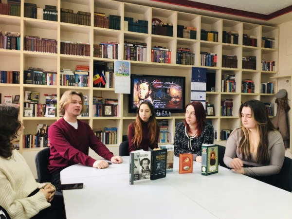 Литературная гостиная, посвящённая памяти Пушкина, прошла в Бельцах