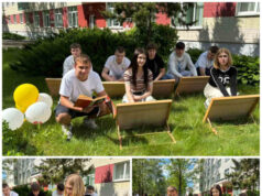 В Орше состоялся флешмоб «Читаем и рисуем Горького»