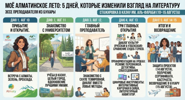 Повышение квалификации преподавателей в Алма-Ате: русский и узбекский литературный диалог и современные образовательные практики Повышение квалификации преподавателей в Алма-Ате: русский и узбекский литературный диалог и современные образовательные практики